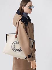 Burberry shopping tote white bag - 5