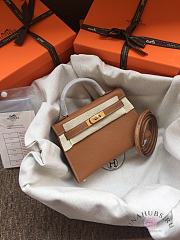 Hermes Kelly Mini Brown leather  - 1