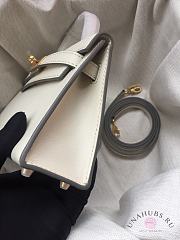 Hermes Kelly Mini White leather - 6