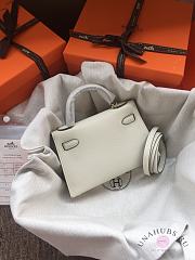 Hermes Kelly Mini White leather - 3