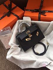 Hermes Kelly Mini Black Leather - 2