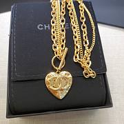 Chanel necklace golden  - 5