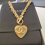 Chanel necklace golden  - 4