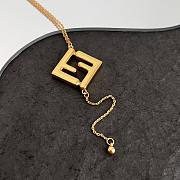 Fendi necklace golden - 5