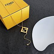 Fendi necklace golden - 4