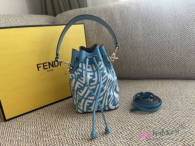 Fendi MON TRESOR blue FF bag - 1