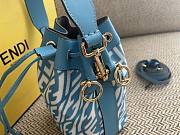 Fendi MON TRESOR blue FF bag - 5