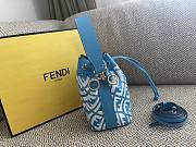 Fendi MON TRESOR blue FF bag - 4