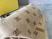 Fendi first medium beige embroidery bag - 2