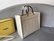 Fendi tote sunshine white medium bag - 4