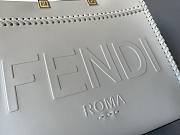 Fendi tote sunshine white medium bag - 6