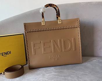 Fendi tote sunshine brown medium bag