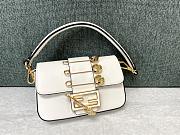 Fendi x Versace Baguette White Bag - 1