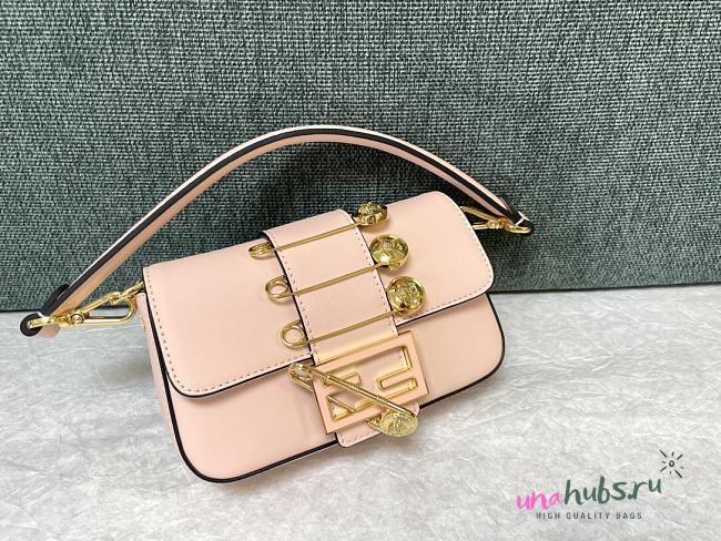 Fendi x Versace Baguette Pink Bag - 1