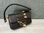 Fendi x Versace Baguette Black Bag - 1