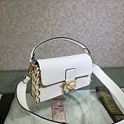 Fendi x Versace Baguette White Medium Bag - 3