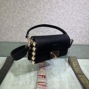 Fendi x Versace Baguette Black Medium Bag - 4