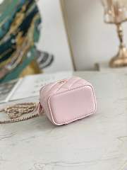 Chanel case pink handle leather bag - 3