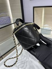 Chanel case black handle leather bag  - 2