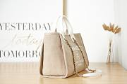 Chanel beige tote shopping bag  - 2