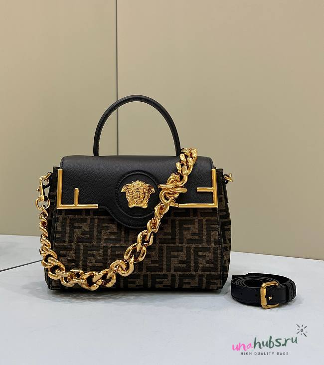 Fendi x Versace Fendace La Medusa Medium Handbag - 1