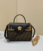 Fendi x Versace Fendace La Medusa Medium Handbag - 6