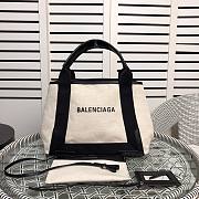 Balenciaga Cream Black Cabas 30  - 1