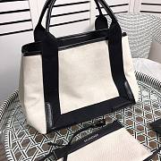 Balenciaga Cream Black Cabas 30  - 4