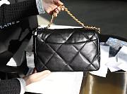  Chanel 19 Flap Medium Bag Black - 5