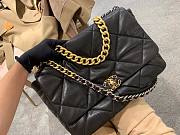Chanel 19 Flap Large Bag Black - 1
