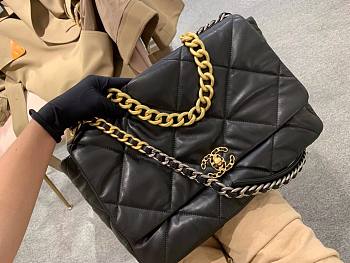 Chanel 19 Flap Large Bag Black