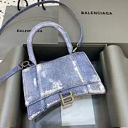 Balenciaga denim hourglass 23cm - 1