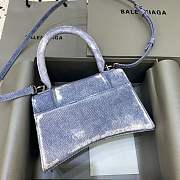 Balenciaga denim hourglass 23cm - 4