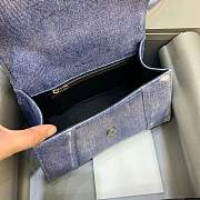 Balenciaga denim hourglass 23cm - 6