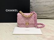 Chanel 19 mini pink bag - 2