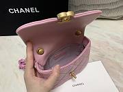 Chanel 19 mini pink bag - 5