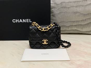 Chanel 19 mini black bag
