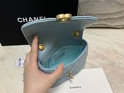 Chanel 19 mini blue bag - 2