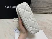 Chanel 19 mini white bag - 3