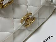 Chanel 19 mini white bag - 6