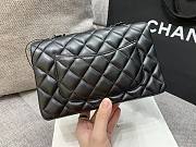 Chanel flap bag all black small size 20  - 4