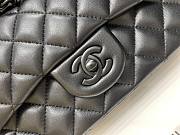 Chanel flap bag all black small size 20  - 5