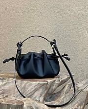 Fendi FF logo shoulder black bag 24cm - 4