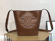 Celine Cuir Triomphe Brown Bag - 6