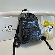 Balenciaga black backpack  - 6