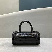 Balenciaga Croc Round Top Handle Bag  - 4