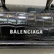 Balenciaga Croc Round Top Handle Bag  - 2