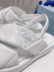 Prada white leather sandals - 4