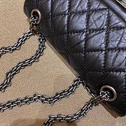 Chanel all black 2.55 small size leather bag - 4