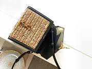 YSL raffia shoulder bag  - 4